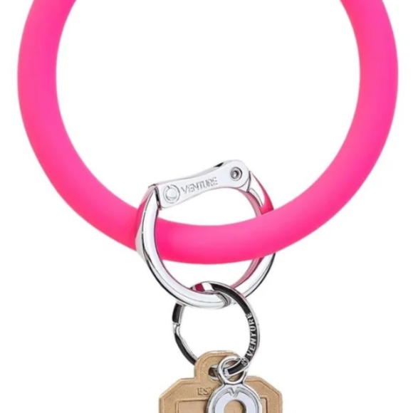 Oventure "Big O" keyring-tickled pink-NWOT - Picture 3 of 3